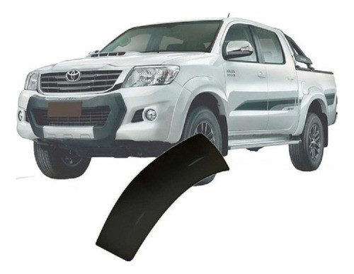 Fender Moldura Paragolpe Delantero Toyota Hilux 2014 Izquier 0