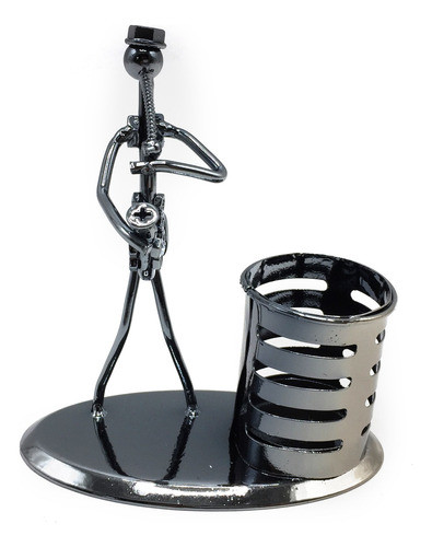 Portalápices De Metal Con Diseño Músico 0