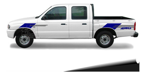Calco Mazda B2900 Doble Cabina Juego Completo 0
