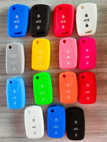 Protectores De Silicona Para Llave Volkswagen Varios Colores 0