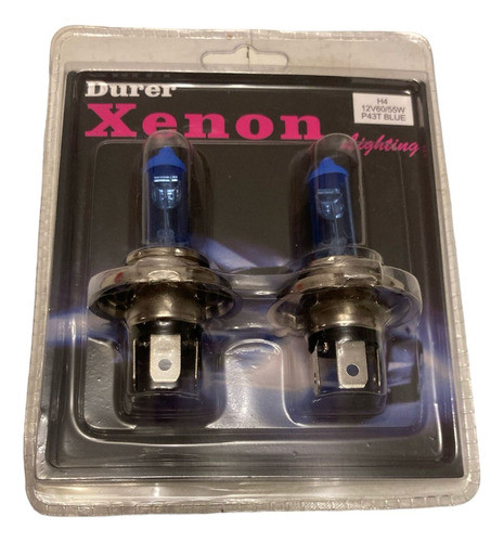 Lamparas Halogena Simil Xenon H4 Pt 43  12v 60/55w Blue !! 0
