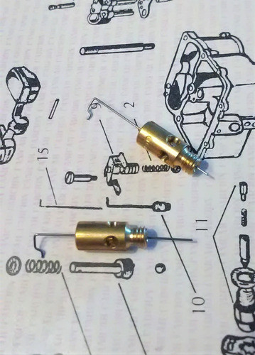 Torino Carburador Abd 2060-s Conjunto Aguja Y Pozo 120-300 0