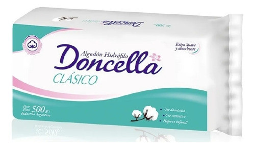 Algodón Clásico Doncella 500grs X 10 Paquetes 0