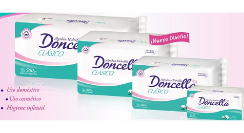 Algodón Clásico Doncella 500grs X 10 Paquetes 1