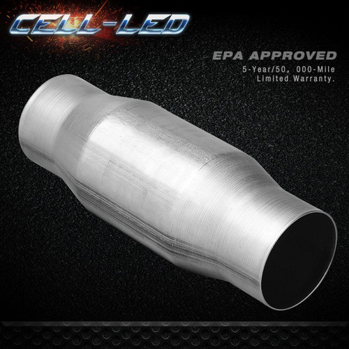 410300-3  Universal Alto Flujo Acero Inoxidable Catalizador 1