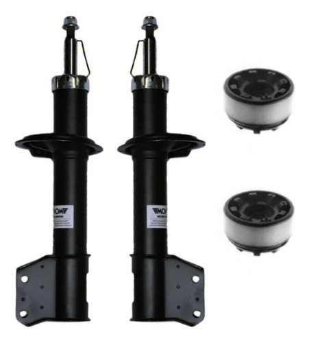 Kit X2 Amortiguadores Cazoletas Fiat Duna Uno Delantero 0