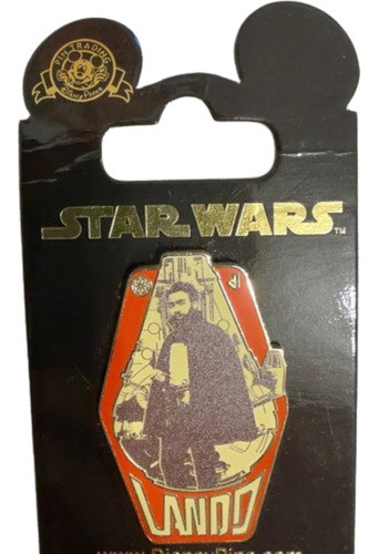 Pin Star Wars Lando Metal Original Disney Parks Y Mapa 0
