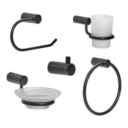 Set De Accesorio 5 Piezas Black Cod. 10000 - Peirano 0