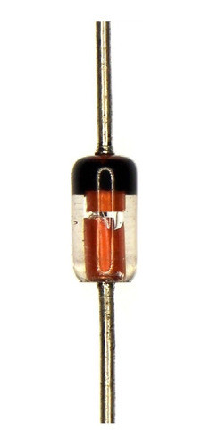 Pack X 5 Diodo 1n34a 1n34 50ma 65v Axial Ge 1
