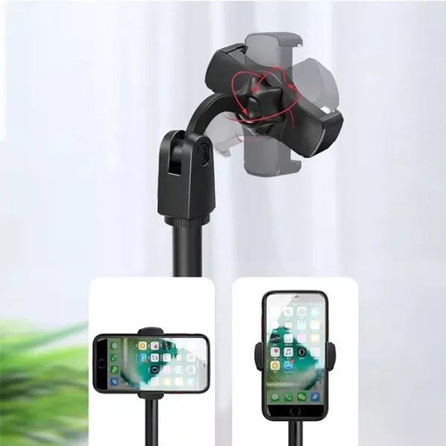Soporte Celular Extensible Rota 360 Escritorio Zoom Selfie 1