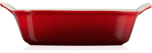 Plato Cuadrado Le Creuset Heritage Cerámico Rojo Cereza 9 In 1