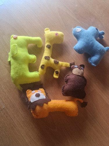 Muñecos De Felpa Artesanales Nuevo Bebes Estimulacion 1