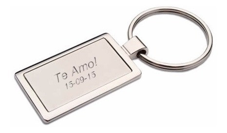 Llavero Grabado Especial Con Diamante 0