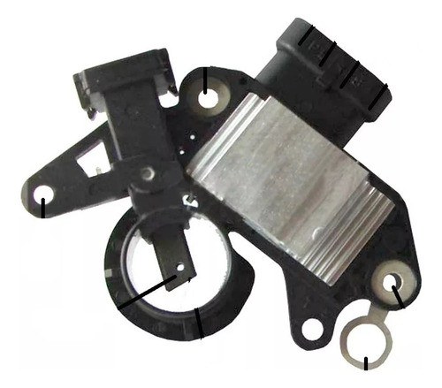 Regulador Gauss Chevrolet Cummins 4 Pines 24v 0