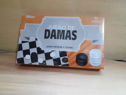 Juego De Mesa Damas Yuyu Fichas Plasticas Linea Economica 1
