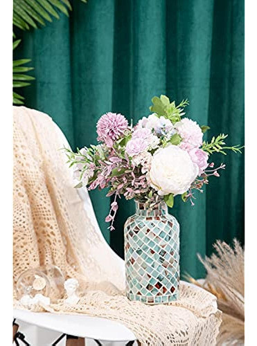 Florero De Mosaico Clásico Para La Decoración Del Hogar, 8? 1