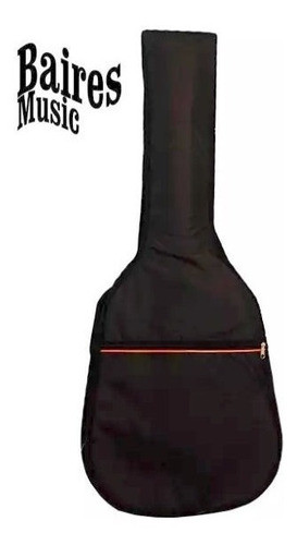 Funda Guitarra Criolla Acolchada Impermeable Doble Correa 1