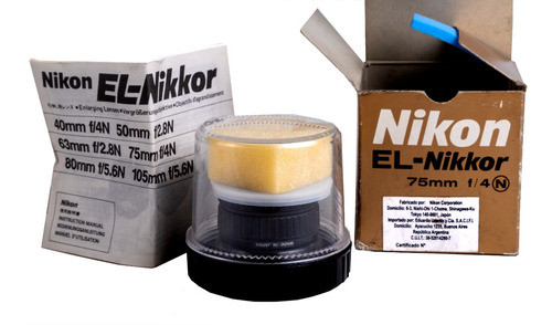 Lente Para  Ampliadora Nikon - El Nikkor 75 Mm F4 Excelente! 1