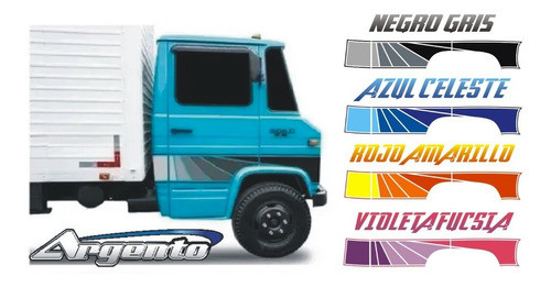 Kit Calcomanias Laterales Mercedes Benz 608 Plotter Franjas 0