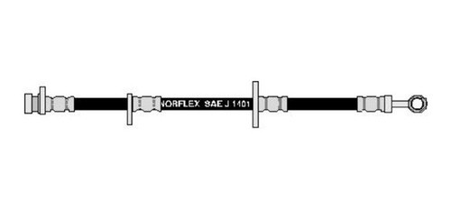 Flexible Freno Honda Civic 690mm Del. 1