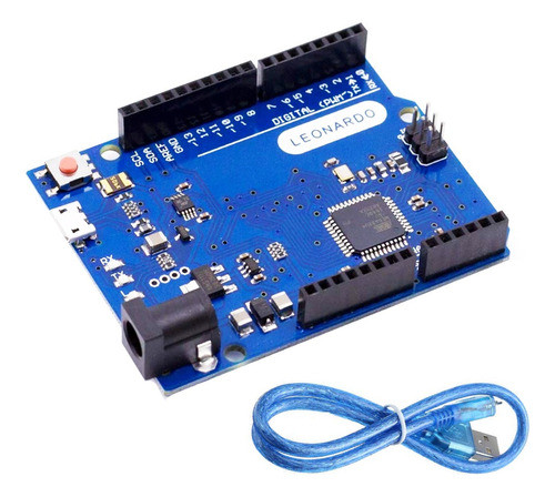 Arduino Leonardo R3 Atmega 32u4 Con Cable Usb 50cm 0