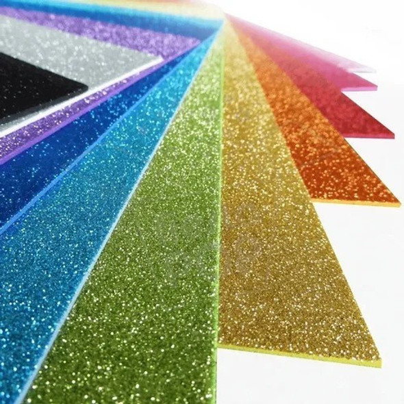 Goma Eva Glitter Brillosa 60x40cm 2mm X 20 Unidades 0 Goma Eva Glitter Brillosa 60x40cm 2mm X 20 Unidades 0