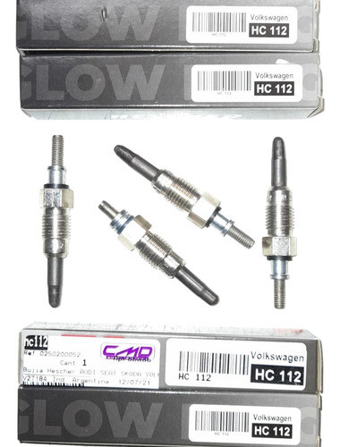 4 Bujias Precalentamiento Senda Diesel 1,6 Hc112 0