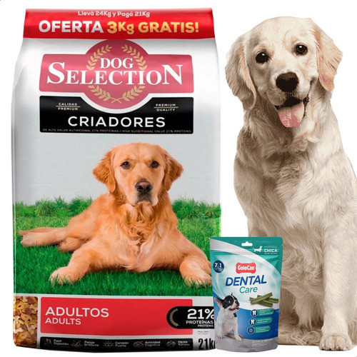 Alimento Para Perros Adultos 21 + 3kg + Snack Dental Care 0