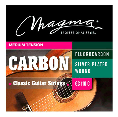 Magma Gc110c Encordado Para Guitarra Clasica Carbon 0