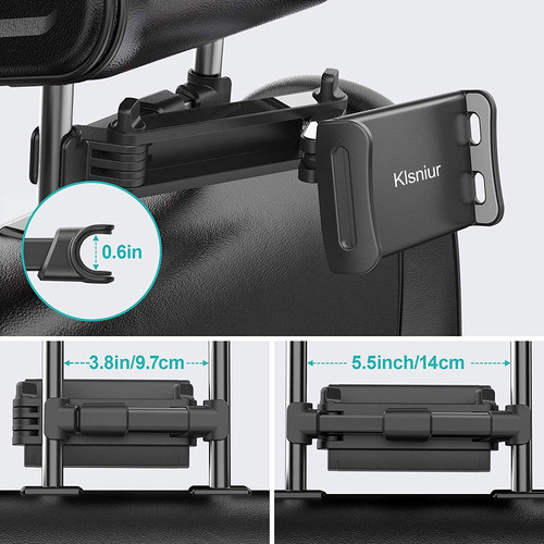 Soporte Para Auto Apoyacabeza De Tablet/celular 4.5  A 10... 1