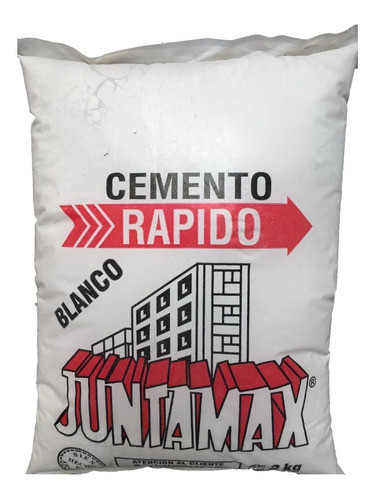 Cemento Rápido Blanco Juntamax X 2 Kg 0