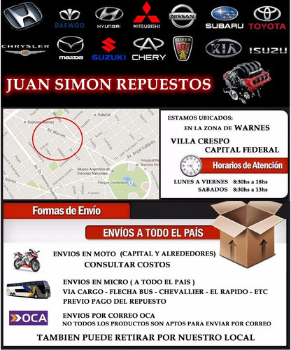 Kit Amortiguadores Delanteros Mitsubishi Lancer 1998 Al 2000 1