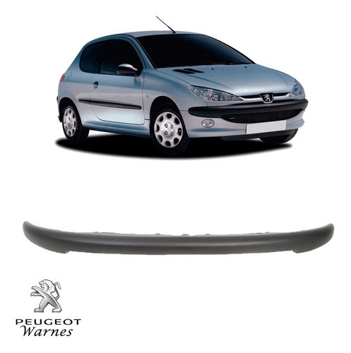 Moldura Paragolpe Delantero Boca Fina De Peugeot 206 99-03 0