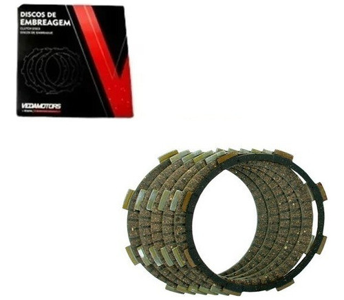 Discos Embrague Honda Crf 230 Calidad Brasil (6 Discos) 0