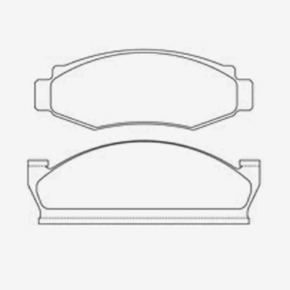 Pastilla De Freno Jeep Renegade - Cj5 - Cj7 79/91 Delantera 0