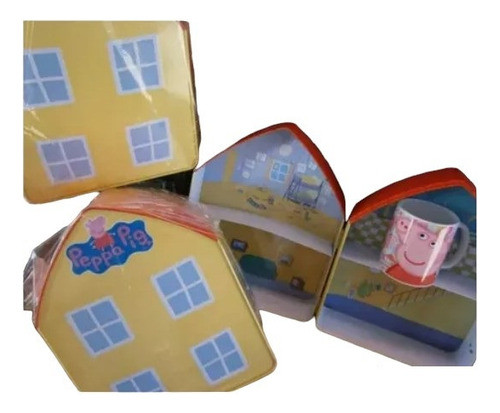 Peppa Pig Lata Contenedora + Taza 0
