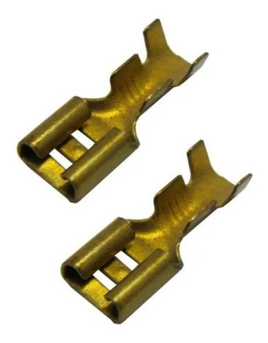 Pack X 20 Terminal Enchufable Hembra 5mm De Laton 0