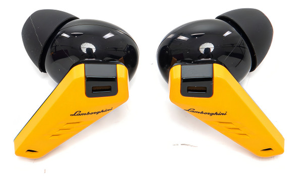 Auricular in ear Wireless Lamborghini Tws700 Amarillo Bluetooth con estuche de carga - New