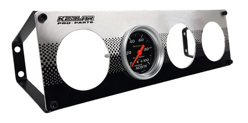 Tablero Instrumental Competicion Aluminio 1/4 De Milla 66mm 0