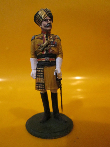 Figura De Metal De 54 Mm Of Ingles De La India (amarillo) 0