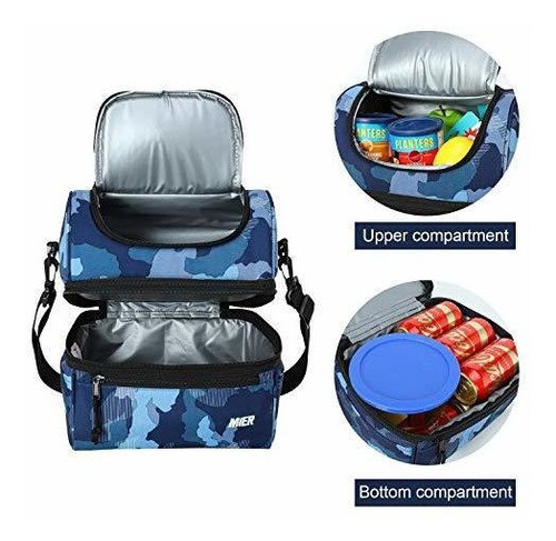 Bolso De Dos Compartimientos Para Bebidas Alimentos- Large 1