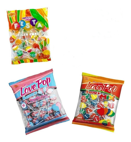 Chupetin Love Pop 50 Uniadades, Golosinas, Piñatas Caramelos 0
