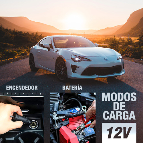 Compresor Aire Doble Piston Camioneta Y 4x4 + Premium Color Negro Frecuencia 150psi 1