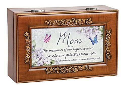Cottage Garden Mom Times Together Treasures Woodgrain Rose P 1