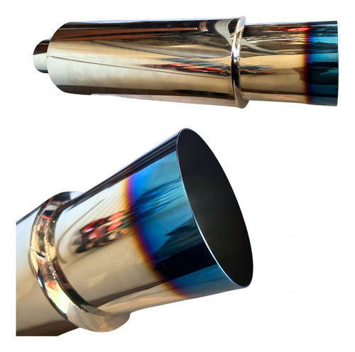 Muffler Caño Escape Deportivo 2,5 Pulgadas A 4 Pulgadas 0