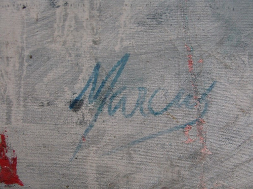 Martha Marcos / Familia Abstracto / Oleo / 97 X 80 # 1640 1