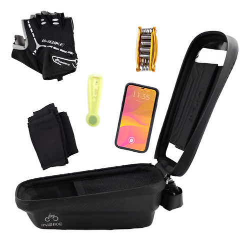 Bolso Estuche Celular Para Cuadro Bicicleta Impermeable 0