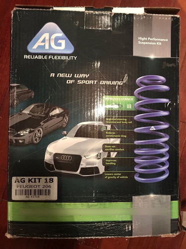 Kit Ag Espiral Progresivo Para Peugeot 206 1.6 0