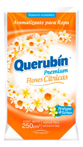 Querubin Perfume P/ropa Dp X250 Flores Citricas 0