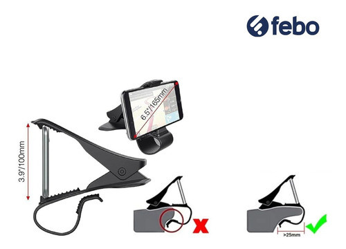Soporte De Celular Para Tablero De Auto Febo 1